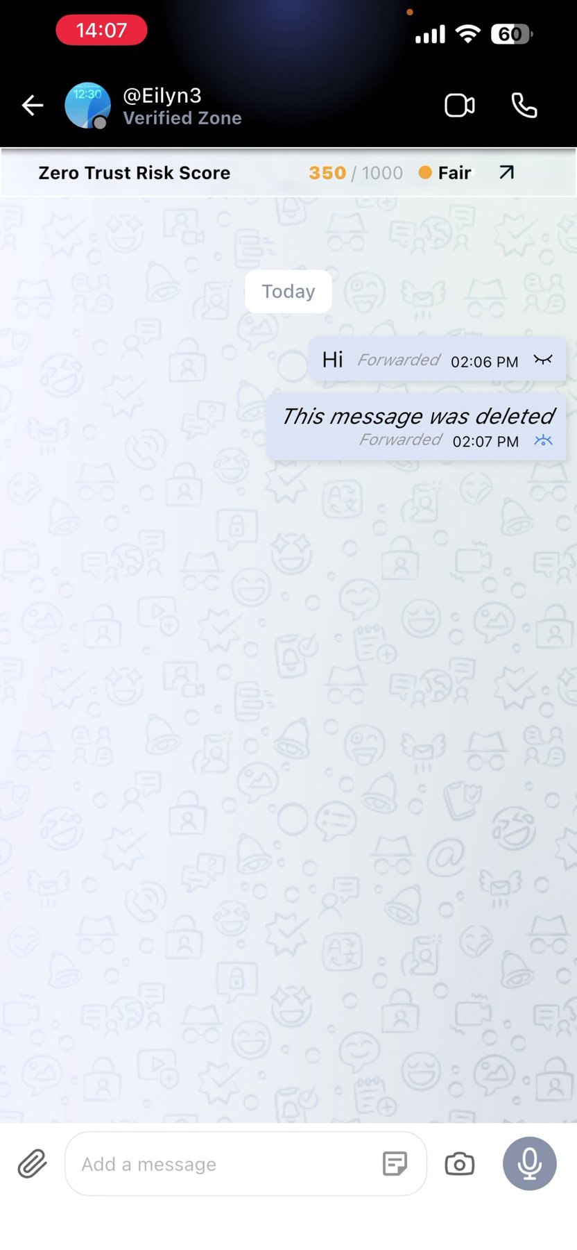 Message status indicators