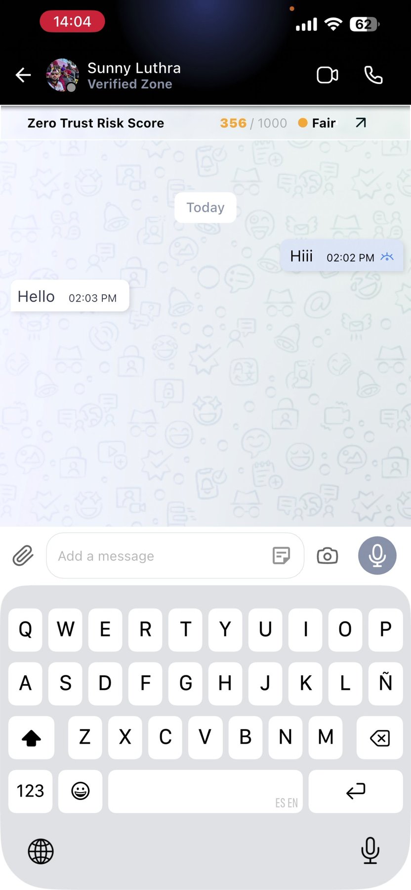Chat interface