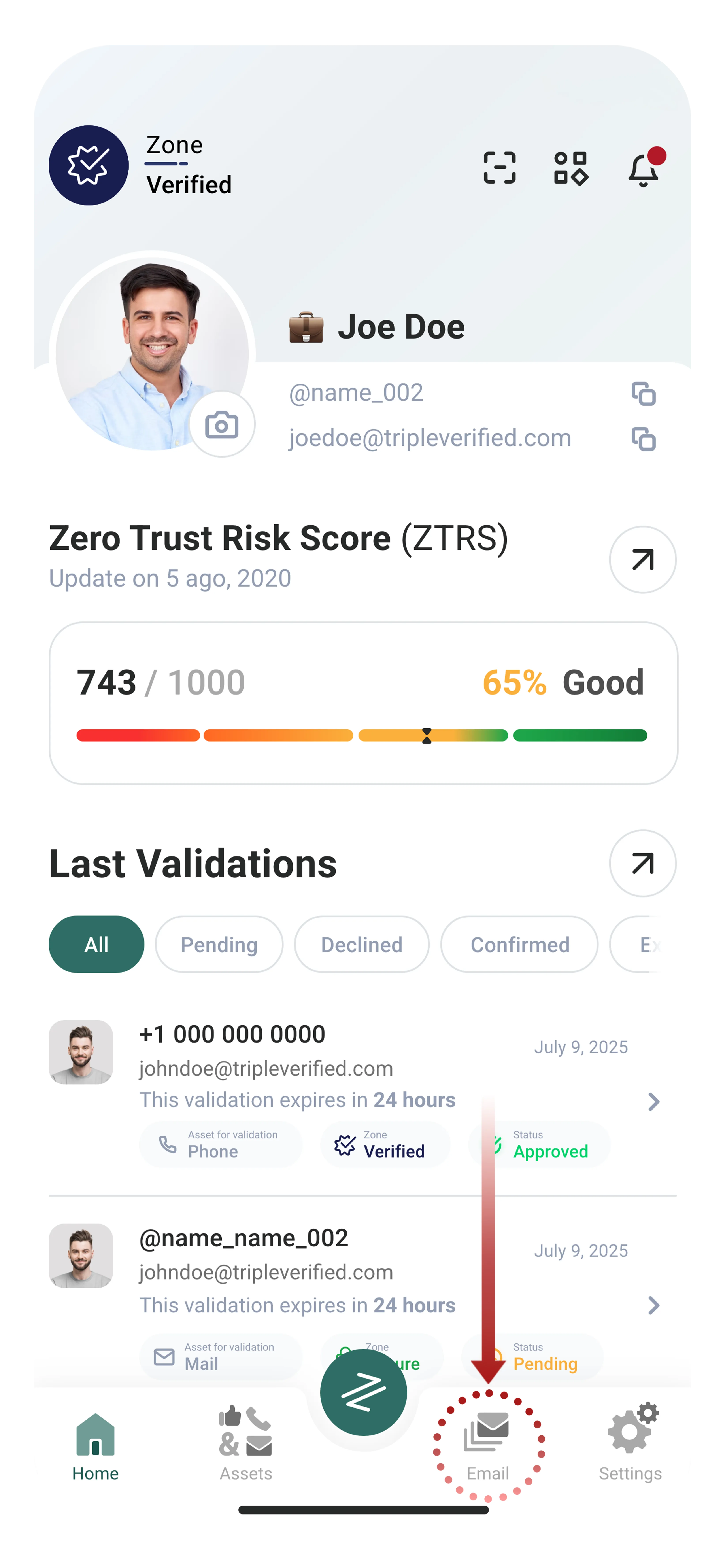 TripleEnable email inbox
